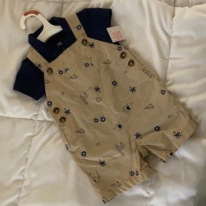 Boys Safari Overall set
